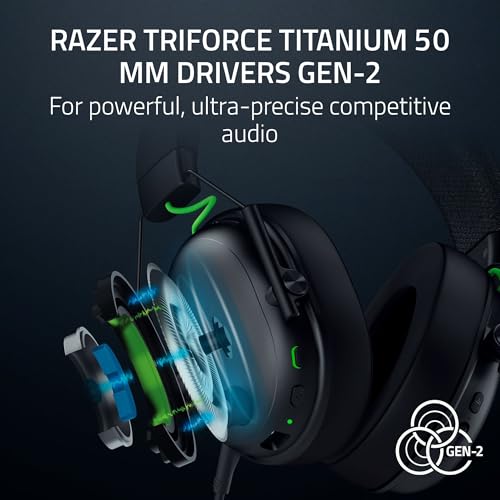 Razer BlackShark V3 Wireless Xbox Gaming Headset, 50mm Drivers, Black - color: Black, style: Xbox