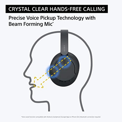 Sony WH-CH720N Noise Canceling Wireless Headphones Bluetooth Over The Ear Headset with Microphone and Alexa Built-in, White New | Comfortable Lightweight Design, Dual Noise Sensor technology, Up to 35 Hrs Battery with Quick Charging, Multipoint Connection