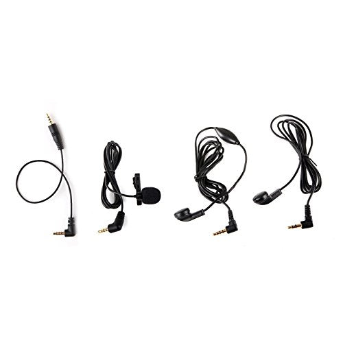 Movo 2.4GHz Wireless Lavalier Microphone System for D7500, D7200, D7100, D5600, D5500, D5300, D5200, D3500, D3400, D3300, D3200, D850, D810, D780, D750, D610, D500, D90, D6, D5, D4, DSLR Cameras