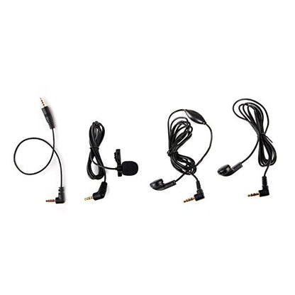 Movo 2.4GHz Wireless Lavalier Microphone System for D7500, D7200, D7100, D5600, D5500, D5300, D5200, D3500, D3400, D3300, D3200, D850, D810, D780, D750, D610, D500, D90, D6, D5, D4, DSLR Cameras