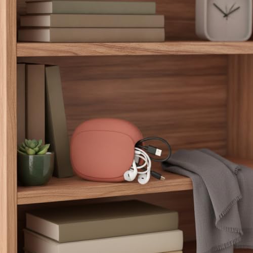 Silicone Organizer Pouch for Small Tech Accessories, Compact Travel Case for Cables and Adapters