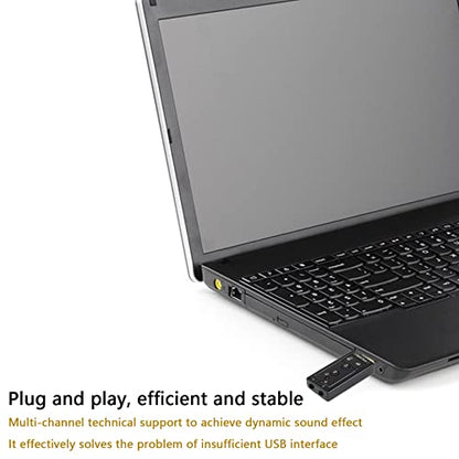 7.1 Channel USB External Sound Card Audio Adapter