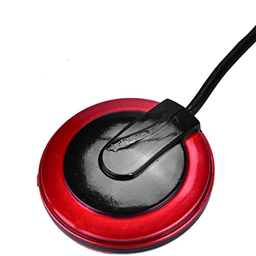 Drfeify Piezo Contact Microphone Pickup, Noise Cancelling Instrument Pickup for Guitar Violin Ukulele Cello, Easy Install No Drill, with 6.35mm Jack for Amp Recording Equipment