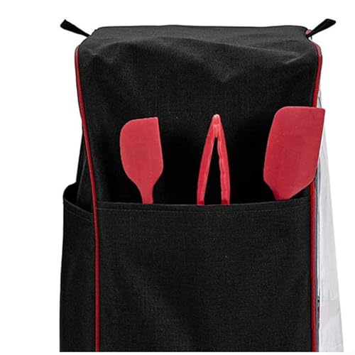 Clear View Stand Mixer Cover with Removable Base Pad Household Waterproof Blenders Accessories Storage Bag - size: 45x30x55cm
