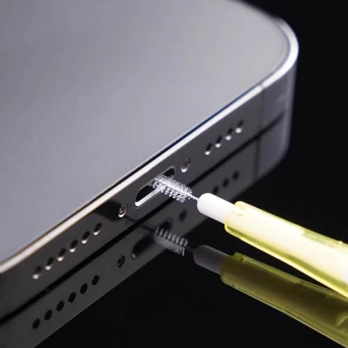 Cell Phone Cleaning Kit, Anti-Clogging Mini Cleaning Dust Remover Tools for iPhone 17 Pro Max Speaker and Receiver, Multifunctional Mini Brushes Cleaner for Headphones Tablet Computer Camera