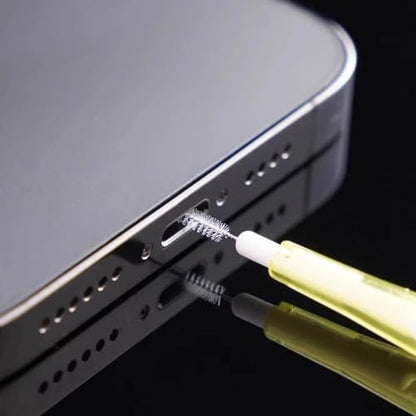 Cell Phone Cleaning Kit, Anti-Clogging Mini Cleaning Dust Remover Tools for iPhone 17 Pro Max Speaker and Receiver, Multifunctional Mini Brushes Cleaner for Headphones Tablet Computer Camera