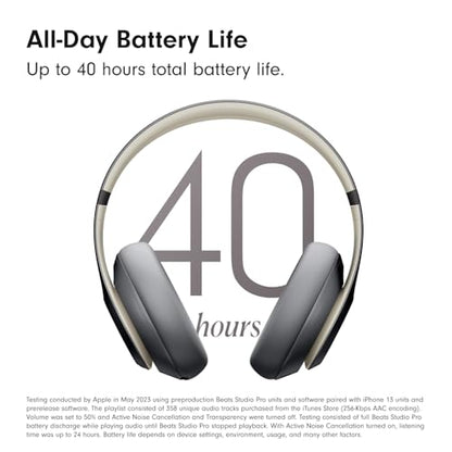 Beats Studio Pro with AppleCare+ for Headphones (2 Years) - Sand Gray - color: Sand Gray, style: With AppleCare+