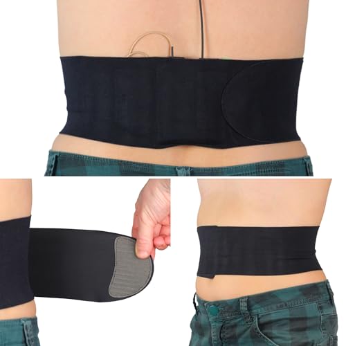 URSA Waist Strap - Ultra Slim, Breathable & Stretchy Microphone Transmitter Straps. Compatible with Most Transmitter/Receivers (Black, Small Waist - Small Pouch) | Ultra Slim, Breathable & Stretchy Microphone Transmitter Straps, Compatible with Most Trans