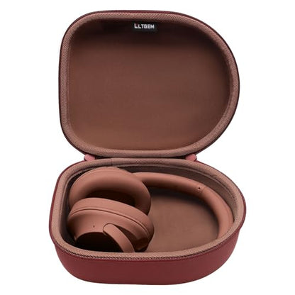 Case for Audio-Technica ATH-M20x/Raycon/JBL/Sony/Anker Headphone Wine | Carrying Travel Headphone Case Hard Shell for Over Ear Headphone - color: Brown