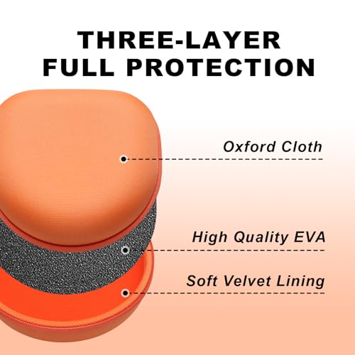 Headphone Case for Skullcandy Crusher/Hesh/Evo Headphone, Orange - color: Orange