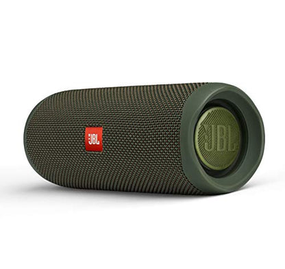 JBL Flip 5 (Green) + Bundle with divvi! Protective Hardshell Case - color: Green