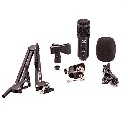 CAD PM1100 PodMaster™ D usb Professional Broadcast / Podcasting Microphone with Dynamic Capsule, supplied with Broadcast Boom Mic Stand - style: PodMaster D USB