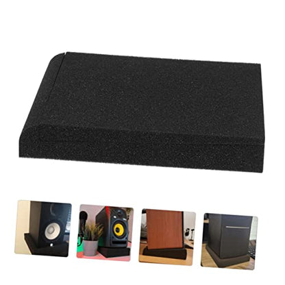 5 Inch High Density Speaker Isolation Pad with Black Sponge Cushion