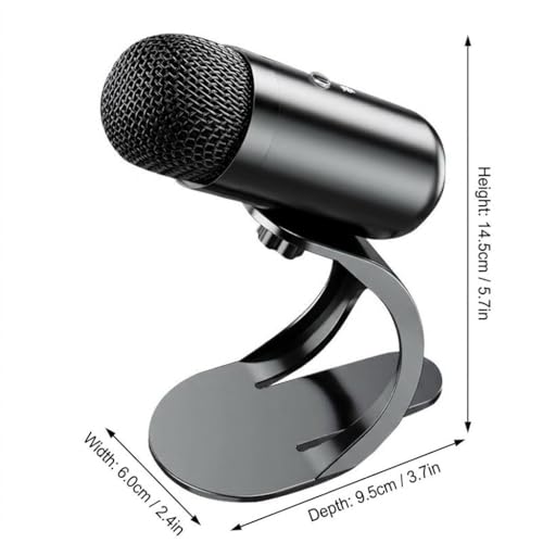 USB Condenser Microphone, Podcast Microphone, Plug and Play,Compact Gaming Streaming Dynamic Mic for Laptop Gaming PC, without RBG Lights - color: without RBG Lights