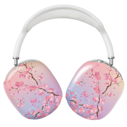 iBenzer Protective Case for AirPods Max Headphones, Ear Cups Cover for Apple AirPods Max (2024 USB-C / 2020 Lightning), Sakura Breeze, AP-MAX-133 - color: Sakura Breeze
