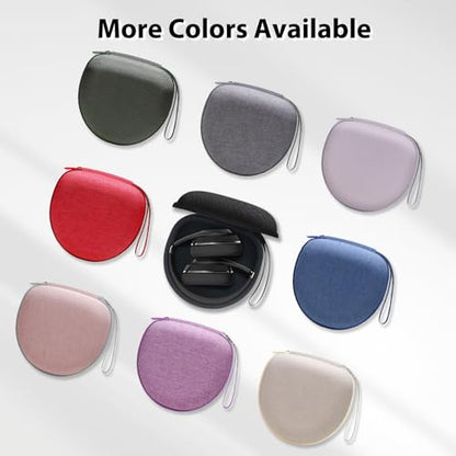 Headphone Case for JLab/Beats/TOZO/JBL/BERIBES/Picun Etc Headphones, Black | for JLab JBuds Lux ANC/Go Lux ANC, Beats Studio Pro/Solo 4 3,TOZO HT3,KVIDIO Etc Headphone, Hard Shell Case for Travel Home - color: Black
