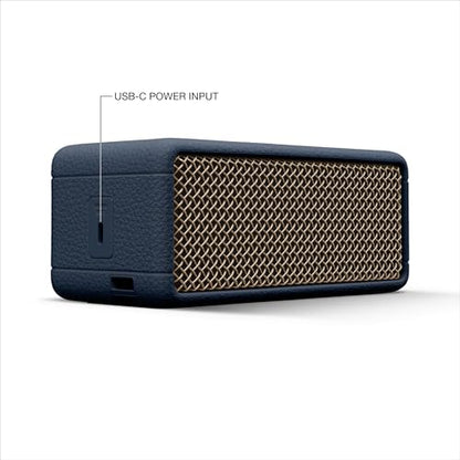 Marshall Emberton III Portable Bluetooth Speaker - Rugged Waterproof/Dust-Proof Design | Loud Stereo Sound, Deep Bass | Compact and Wireless for Travel and Outdoors - Midnight Blue - color: Blue