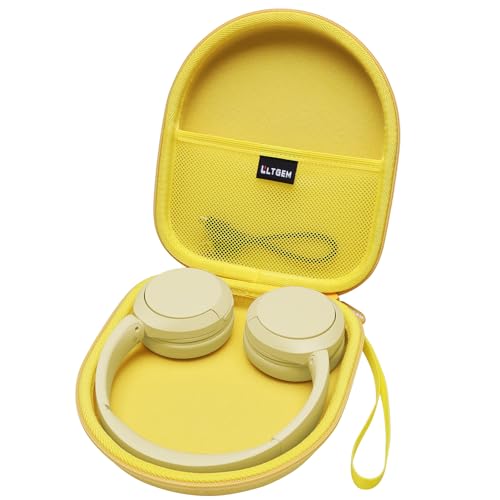 Case for Sony WH-CH520 Wireless Headphones Yellow | Hard Carrying Travel Case for Sony WH-CH520 Wireless Headphones - color: Yellow
