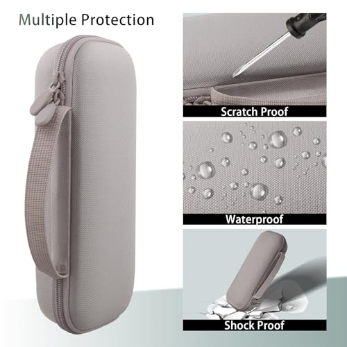 Aenllosi Hard Case for Bose SoundLink Flex 2nd Gen/Bose Speaker, Sandstone | EVA Hard Shell, Drop Resistant Protection, Water Resistant Protection, Dust Proof Protection, Protective Case Only - color: Sandstone, style: Hard Case for Bose SoundLink Flex 2n