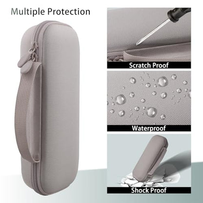 Aenllosi Hard Case for Bose SoundLink Flex 2nd Gen/Bose Speaker, Sandstone | EVA Hard Shell, Drop Resistant Protection, Water Resistant Protection, Dust Proof Protection, Protective Case Only - color: Sandstone, style: Hard Case for Bose SoundLink Flex 2n