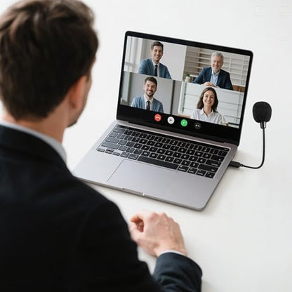 USB-C Lavalier Microphone - Omnidirectional Condenser Lapel Mic for iPhone 15/16, Android, PC, Mac, YouTube, ASMR, Vlogging - Plug & Play with Windscreen (118 inch)