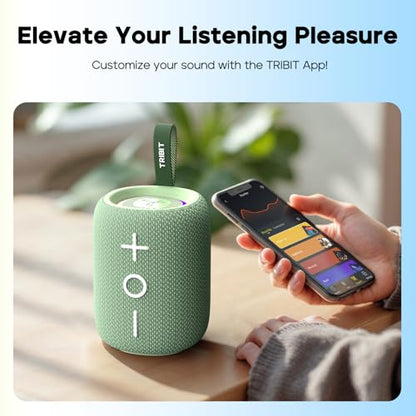 Tribit StormBox Mini+ Portable Bluetooth Speaker, 12W, 360° Sound, Black - color: Black