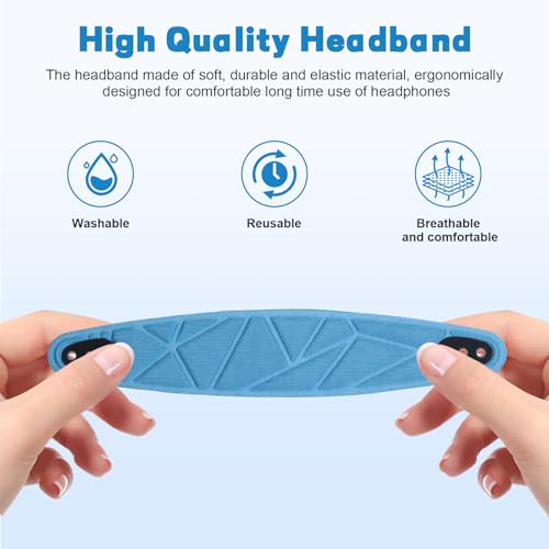 Arctis Nova Pro Headband, Replacement Arctis Nova 7 Head Band Repair Pads Compatible with SteelSeries Nova 1/1P/1X Headphones, Nova 3/4, Nova 5 / 5X / 5P, Nova 7 / 7X / 7P Gaming Headsets (Blue) - color: Blue