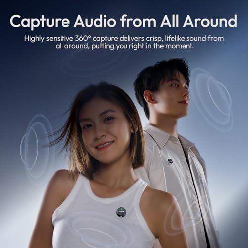 ULANZI A21 Drawer Wireless Microphone for iPhone 14/13/12/11(2TX + Lightning RX), Mini Lapel Mic with 32khz 24bit, AI Noise Reduction, Ultralight Button TX, 36H Battery for Video Recording, Streaming - size: Lightning