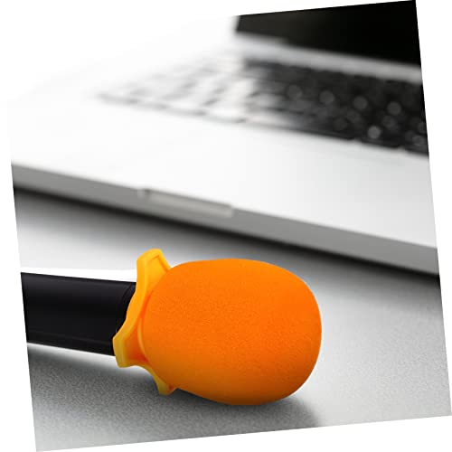 Healifty Microphone Storage Bag Set with Zipper, Dual-sided Sponge