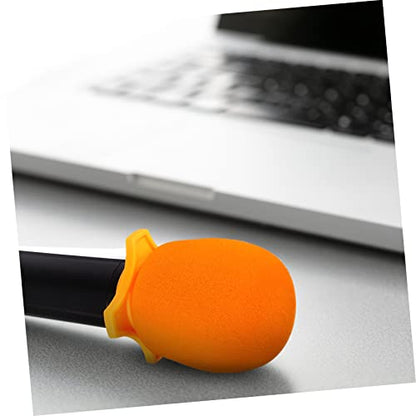 Healifty Microphone Storage Bag Set with Zipper, Dual-sided Sponge