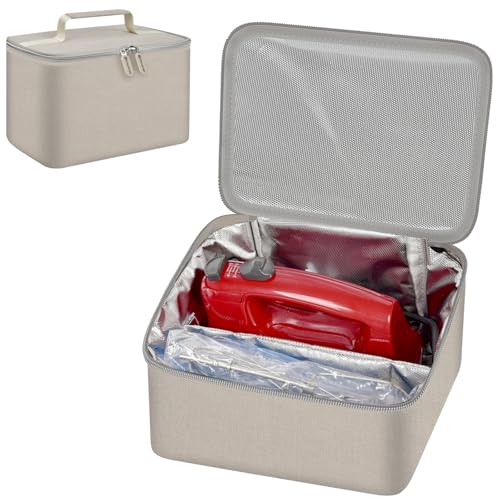 Hand Mixer Storage Case for KitchenAid 5, 6, 7 and 9 Speed Mixers - color: Beige