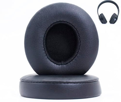 Replacement Ear Pads Compatible with Beats Solo 3.0 Wireless Black - color: Black
