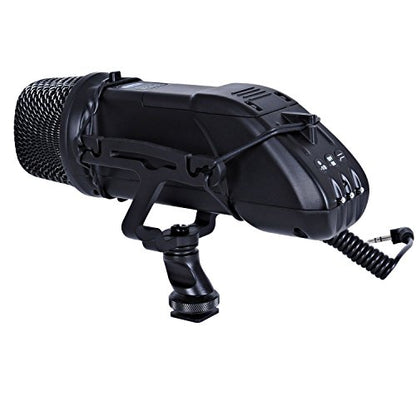 Movo VXR500 HD Professional Condenser XY Stereo Video Microphone for Sony, Nikon,and Canon DSLR Video Cameras (Metal Body)