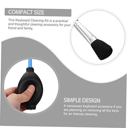 1set Keyboard Cleaning Kit Static Brush Set for Efficient Dust Removal from Mechanical Keyboards and Computers Compact and Lightweight Cleaning Tools for Home Office Use