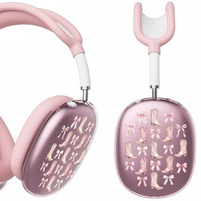for AirPods Max Headphones Western Ear Covers for AirPods Max 2 - color: Cowgirl B/Pink