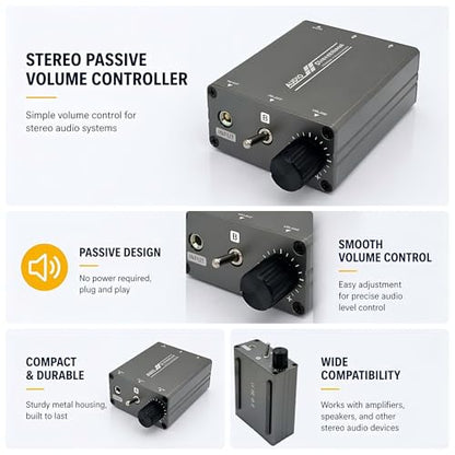 3.5mm Stereo Audio Switcher, 2-in 1-Output / 2-in 2-Output