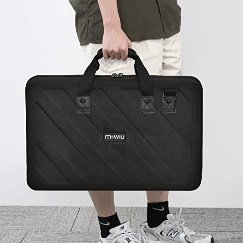 Hard Storage Carrying Case Lightweight Molded Portable | Fits for Pioneer DDJ-REV1, SR2/SR3, Denon MC4000 Numark NVII, Mixtrack Pro 3 NV Platinum - size: DDJ-REV1/SR2