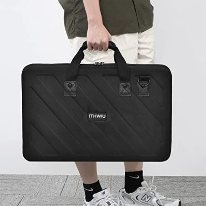 Hard Storage Carrying Case Lightweight Molded Portable | Fits for Pioneer DDJ-REV1, SR2/SR3, Denon MC4000 Numark NVII, Mixtrack Pro 3 NV Platinum - size: DDJ-REV1/SR2