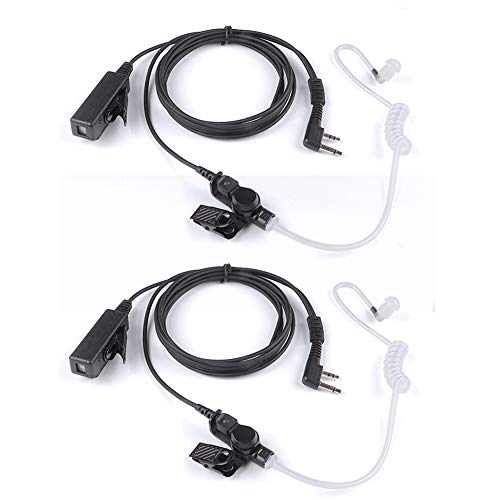 Earpiece for Midland Walkie Talkies with Mic Security Headsets for GXT1000VP4 LXT500VP3 GXT1050VP4 GXT1000XB (2Packs)