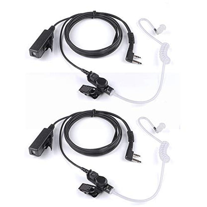 Earpiece for Midland Walkie Talkies with Mic Security Headsets for GXT1000VP4 LXT500VP3 GXT1050VP4 GXT1000XB (2Packs)