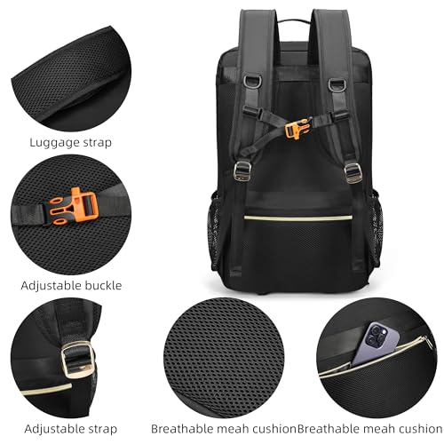 DJ Backpack for Club Gigs, DJ Mixer Case Compatible with Pioneer DJ DDJ-REV1, DJ Controller, Novation Launchkey 37 Key Keyboard and More Equipment - color: Gold, style: Music