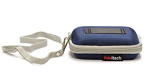 Navitech Blue Hard Protective Earphone Case Compatible With Urbanista Barcelona-Fluffy Cloud Earphones