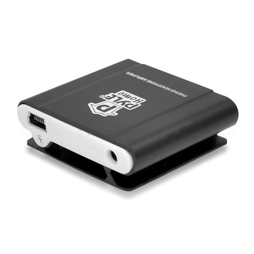 Pyle Home Bass Boosting Portable Headphone Amplifier-Mini Headphone Booster w/ Volume Adjustment, Rechargeable Battery, Metal Casing, USB/Stereo Cables, Works w/ iPod, MP3, Laptop, Mobile Phone PHE5AB