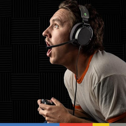 Skullcandy SLYR Pro Multi-Platform Wired Gaming Headset, Removable Mic, Lightweight Design, Ultra-Soft Memory Foam Ear Cushions, Mute and Volume Controls, PC, Xbox, PlayStation - Green Digi-Hype - color: Green Digi-Hype, style: SLYR Pro