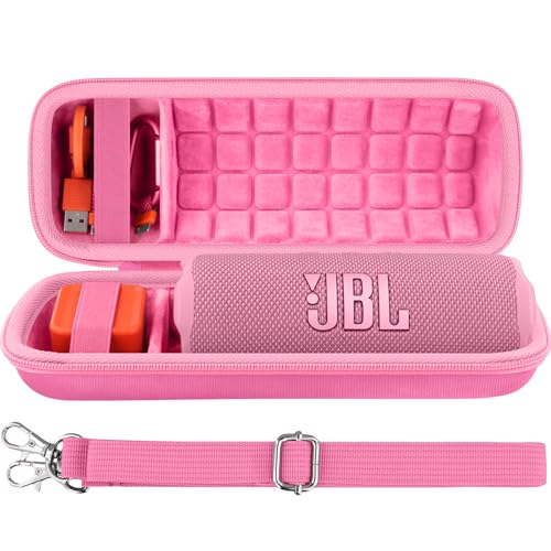 Hard Case for JBL Flip 7 Portable Wireless Bluetooth Speaker - color: Pink Case
