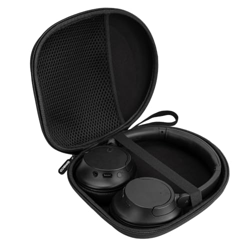 Ginsco New Case Compatible with Sony WH-CH 720N/710N Noise Canceling Wireless Headphones, with JBL Tune 770NC 720BT SoundCore Q20 BERIBES/KVIDIO/Picun Hard Shell Travel Carrying Headset Case (Black) - color: Black