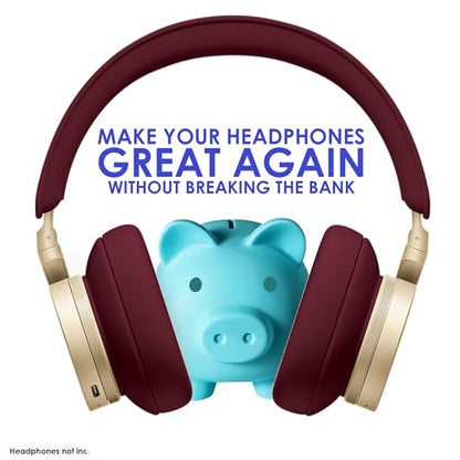 AHG Accessory House Global Upgraded Replacement Beoplay h95 Ear Pads Cushions Compatible with Bang & Olufsen Beoplay H95 Headphones (Lunar Red). Sheepskin Leather/High-Density Foam/Strong Magnet - color: Lunar Red