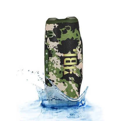 JBL Charge 6 Portable Bluetooth Speaker (Squad) | IP68 Waterproof, DustProof, and DropProof, Outdoor Wireless Audio |28Hrs Playtime + Travel Case Bundle - color: Squad