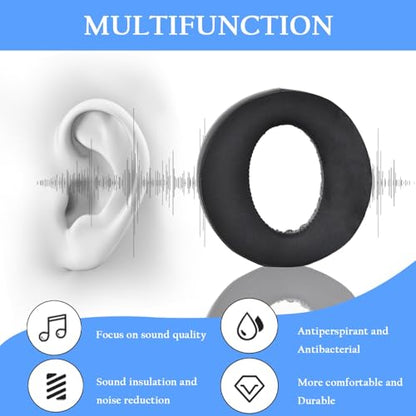Pulse 3D Earpads Cushions Replacement for Sony PlayStation 5 Pulse 3D PS5 Headset,PS5 Cooling Gel Ear Pads Replacement Ear Cushions,Ear Cups Accessories with Noise Isolation Foam(Black) - color: Black-Gel