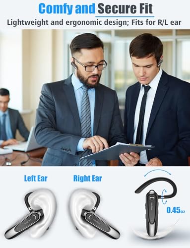 Link Dream 2 Pack Bluetooth Earpiece for Cell Phone with Mute - size: 2 Pack